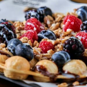 bubble waffle mix in bulk for ice cream shops, dessert bars, and cafes