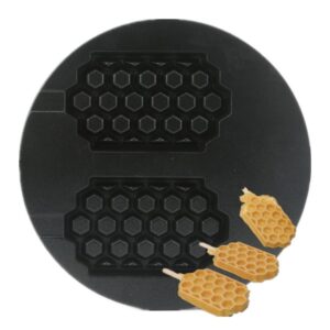 Honeycomb waffle Pops plate for commercial waffle machines