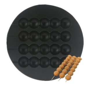 Waffle ball stick plate for commercial waffle machines