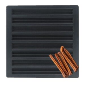 Churro waffle plate for commercial waffle machines