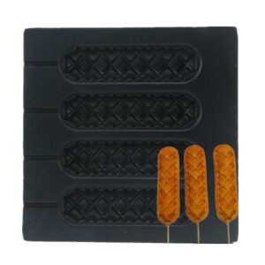 Square Waffle stick plate for commercial waffle machines